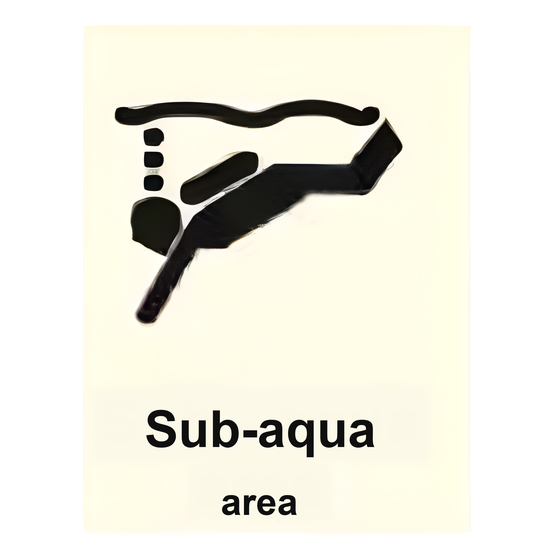 AS34 — Sub-aqua area | Aqua Safety Sign | Seasonlite