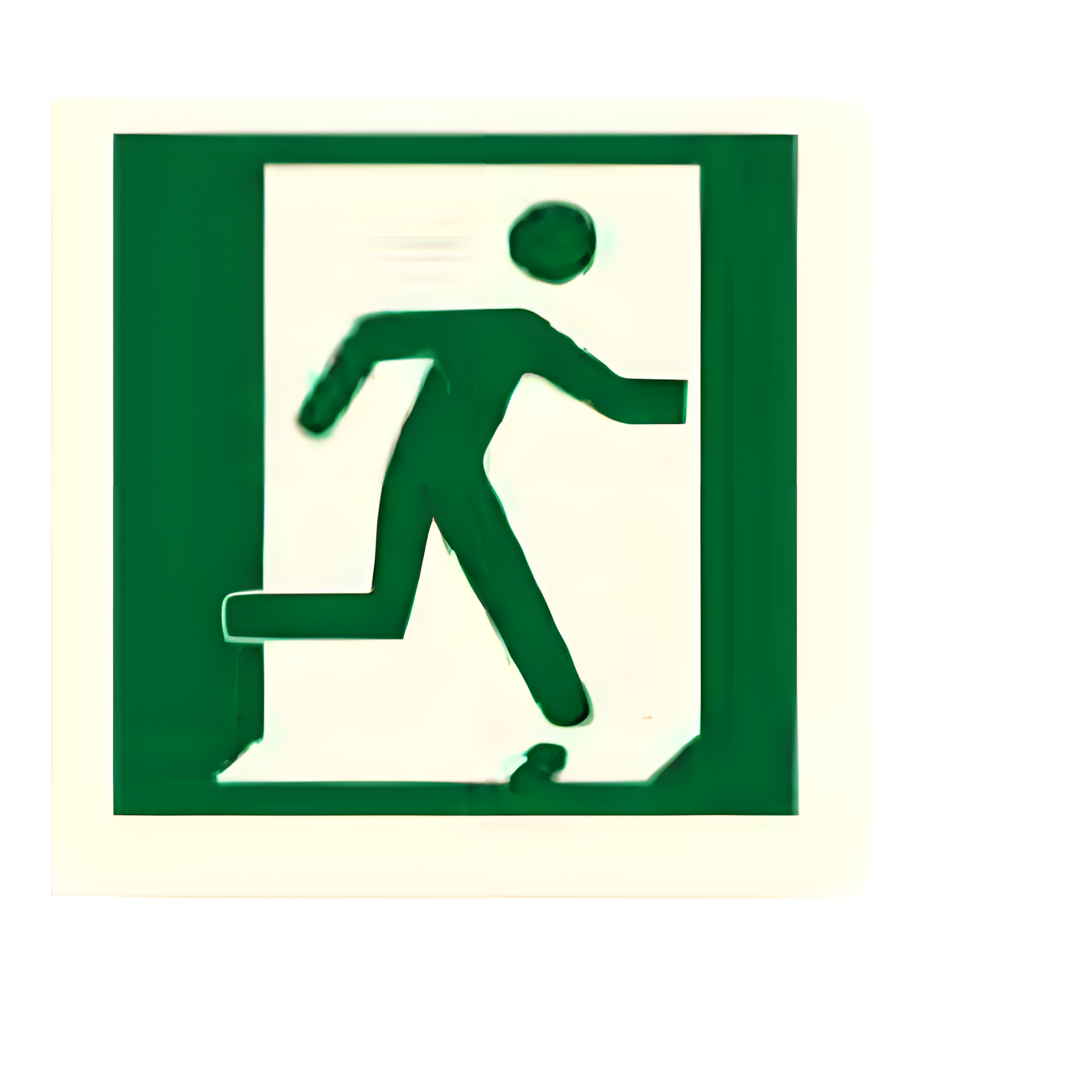D03 — Running man left | Direction Sign | Seasonlite