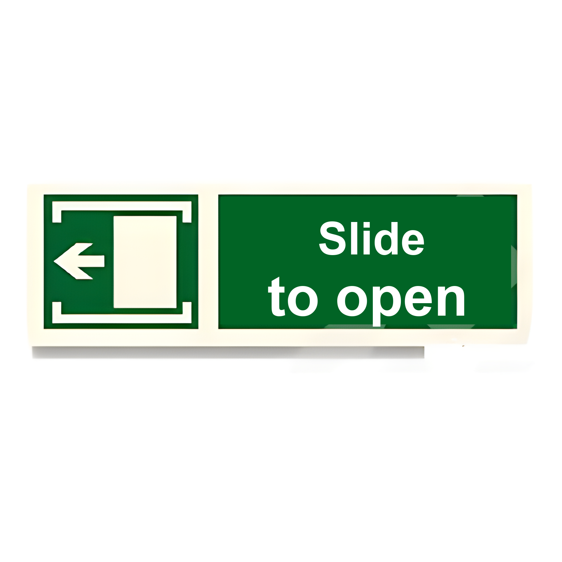 D18 — Slide to open | Direction Sign | Seasonlite