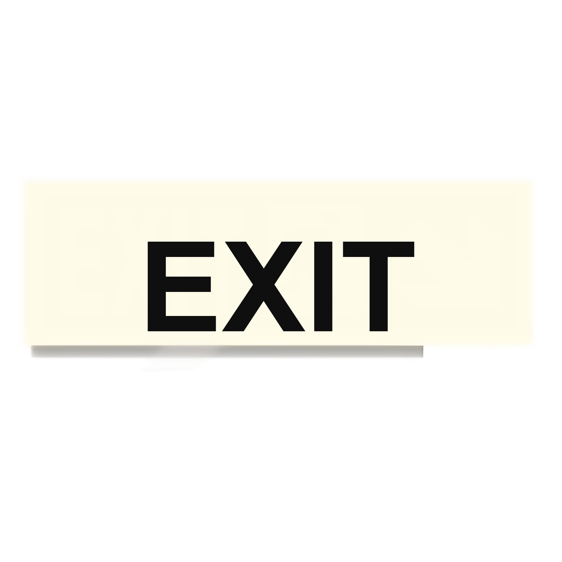 D34 — Exit + running man + arrow down-right | Direction Sign | Seasonlite