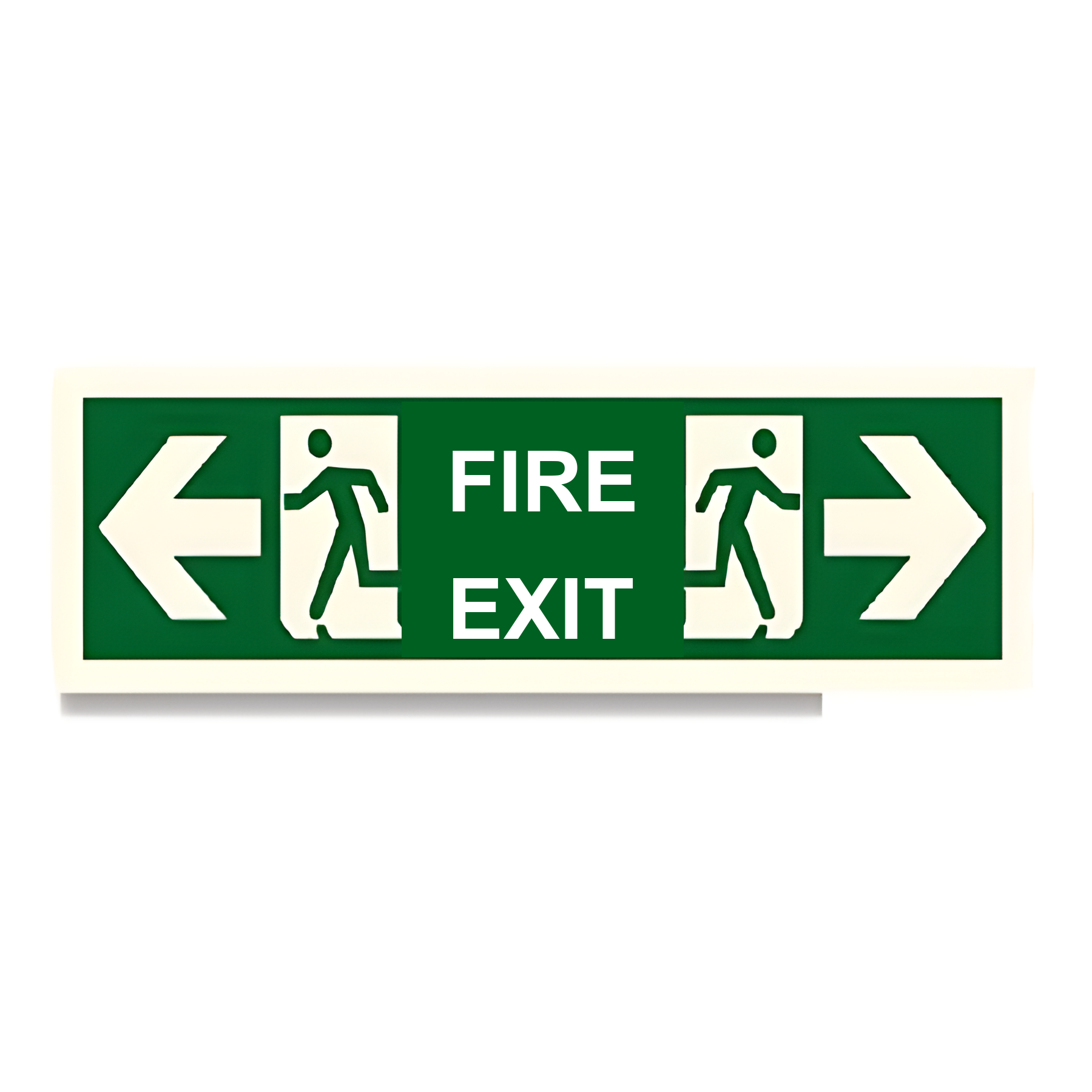 D70 — Way out (folded, two-sided) | Direction Sign | Seasonlite