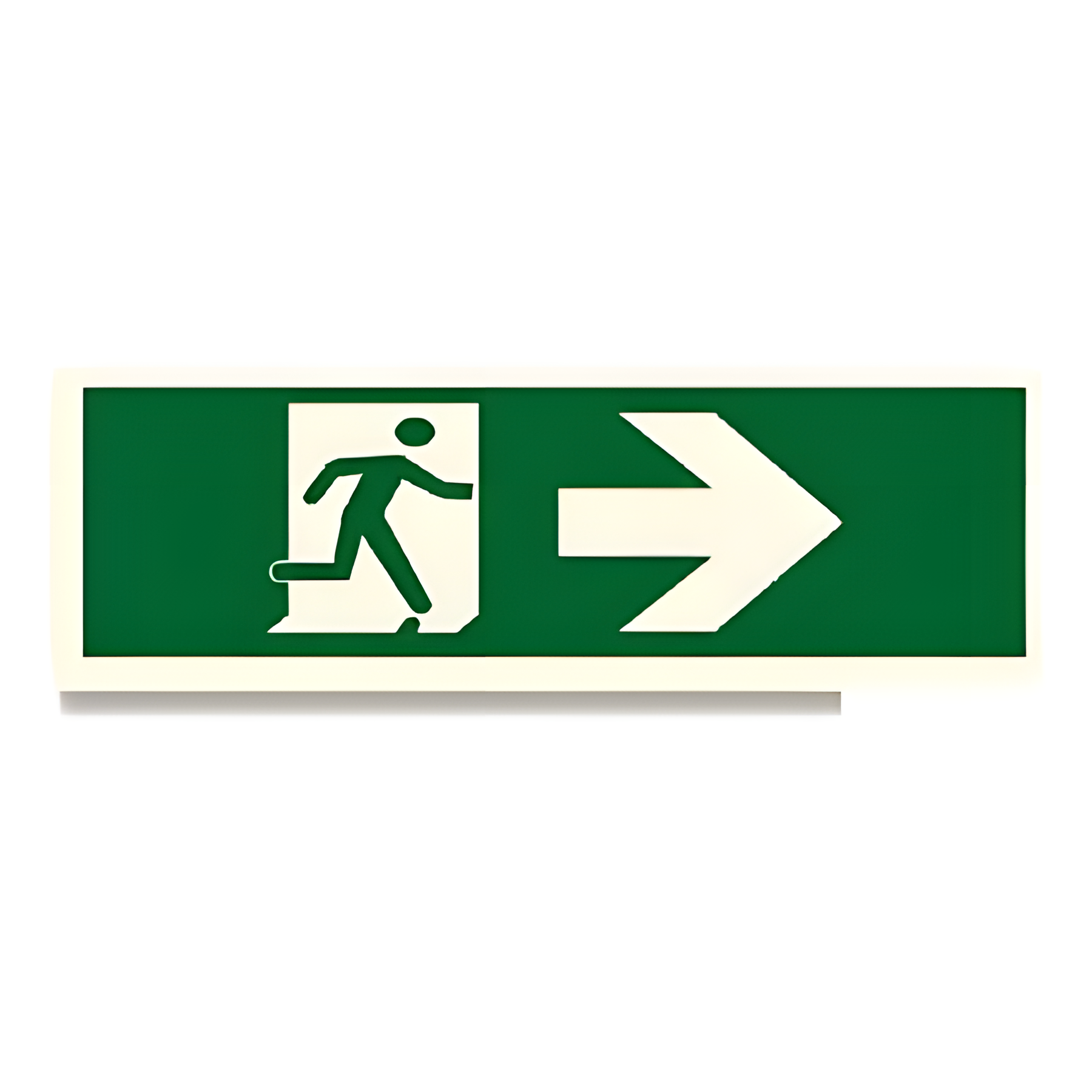 D96 — Arrow up + running man | Direction Sign | Seasonlite