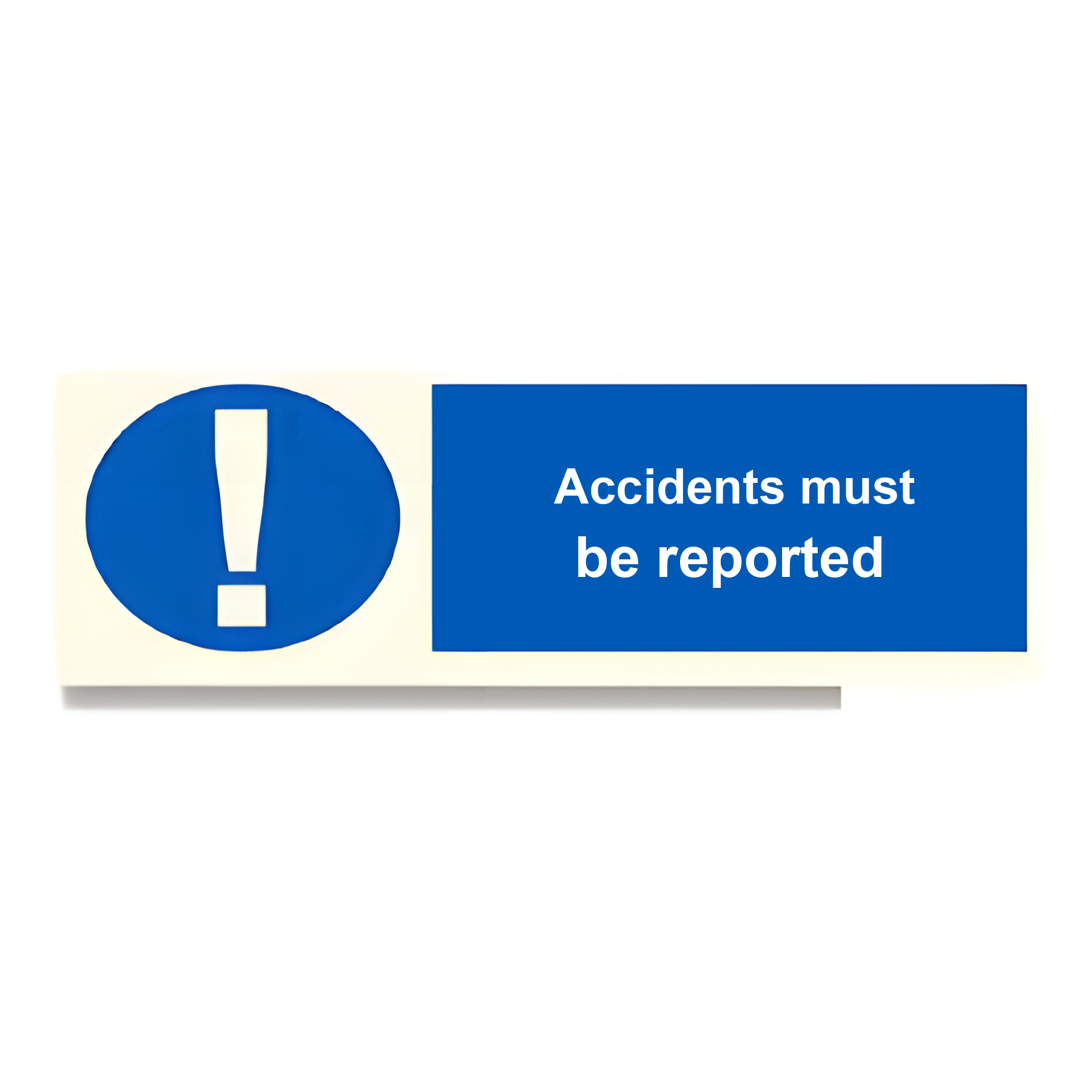 DER02 — Accidents must be reported | Deck & Engine Room Sign | Seasonlite