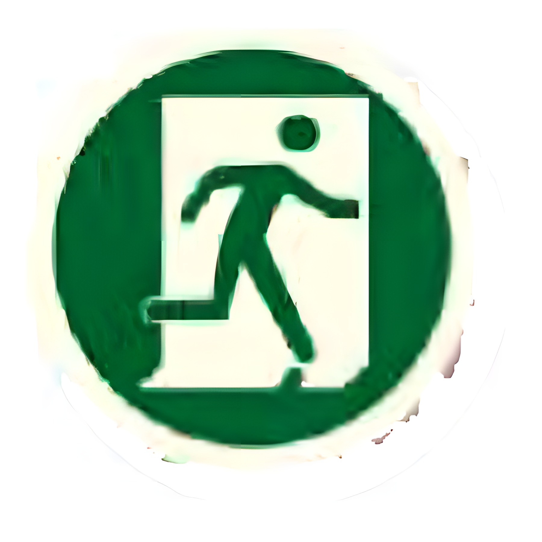 DTS22 — Running man left | DOTS Route Marker | Seasonlite