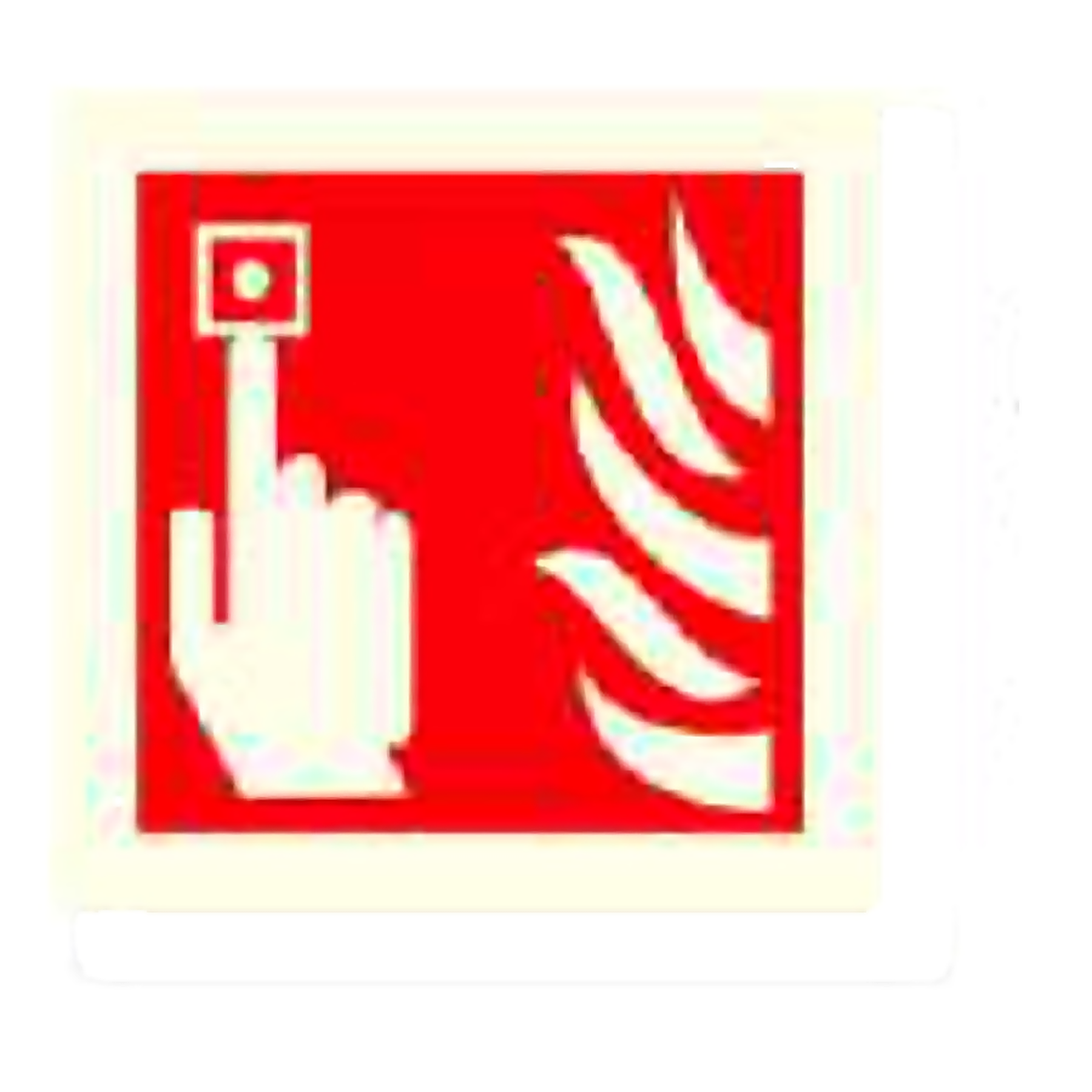 FE02 — Fire alarm call point (icon) | Fire Equipment Sign | Seasonlite