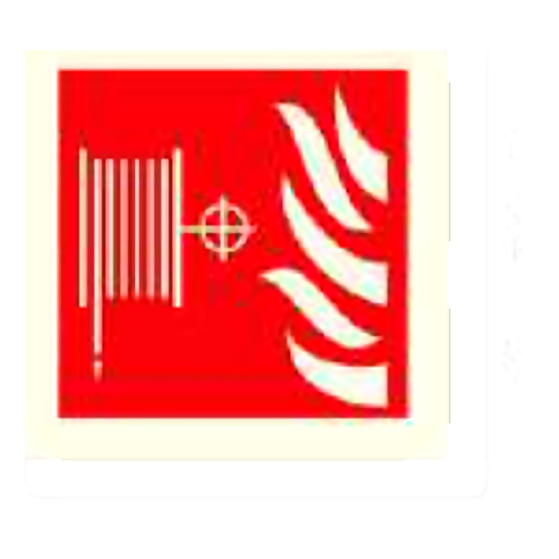 FE03 — Fire hose reel (icon) | Fire Equipment Sign | Seasonlite