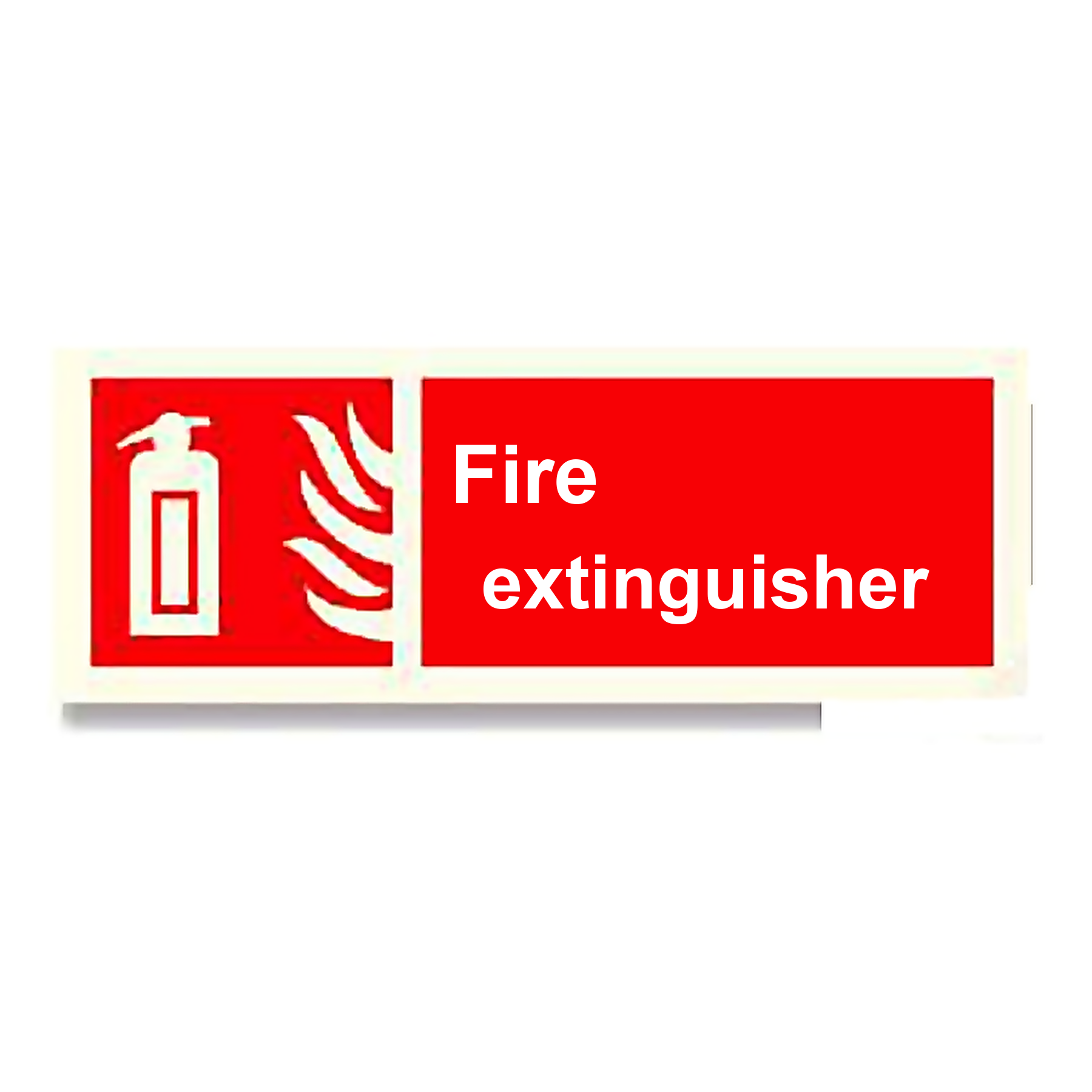 FE13 — Fire extinguisher | Fire Equipment Sign | Seasonlite