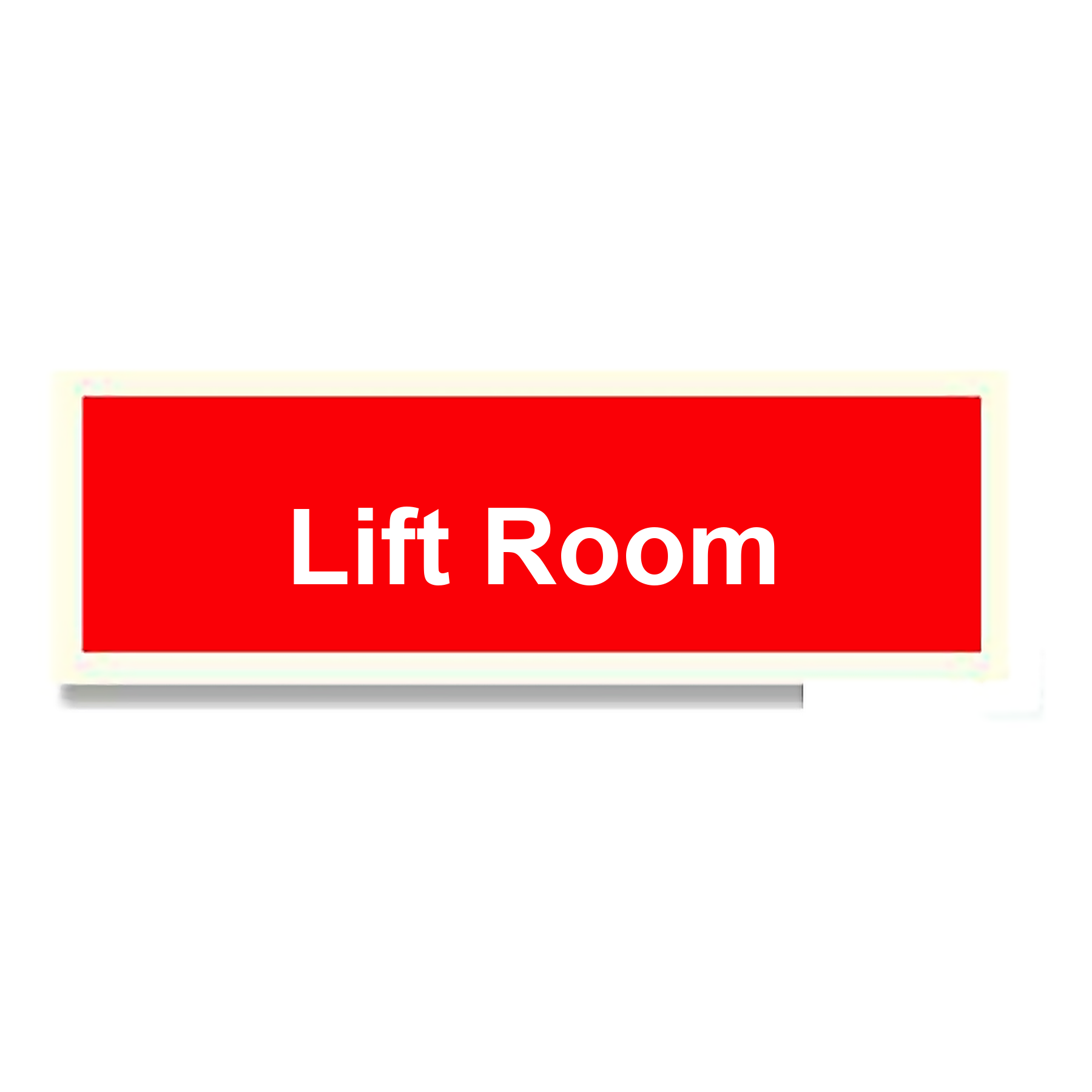 FE68 — Lift Room | Fire Equipment Sign | Seasonlite