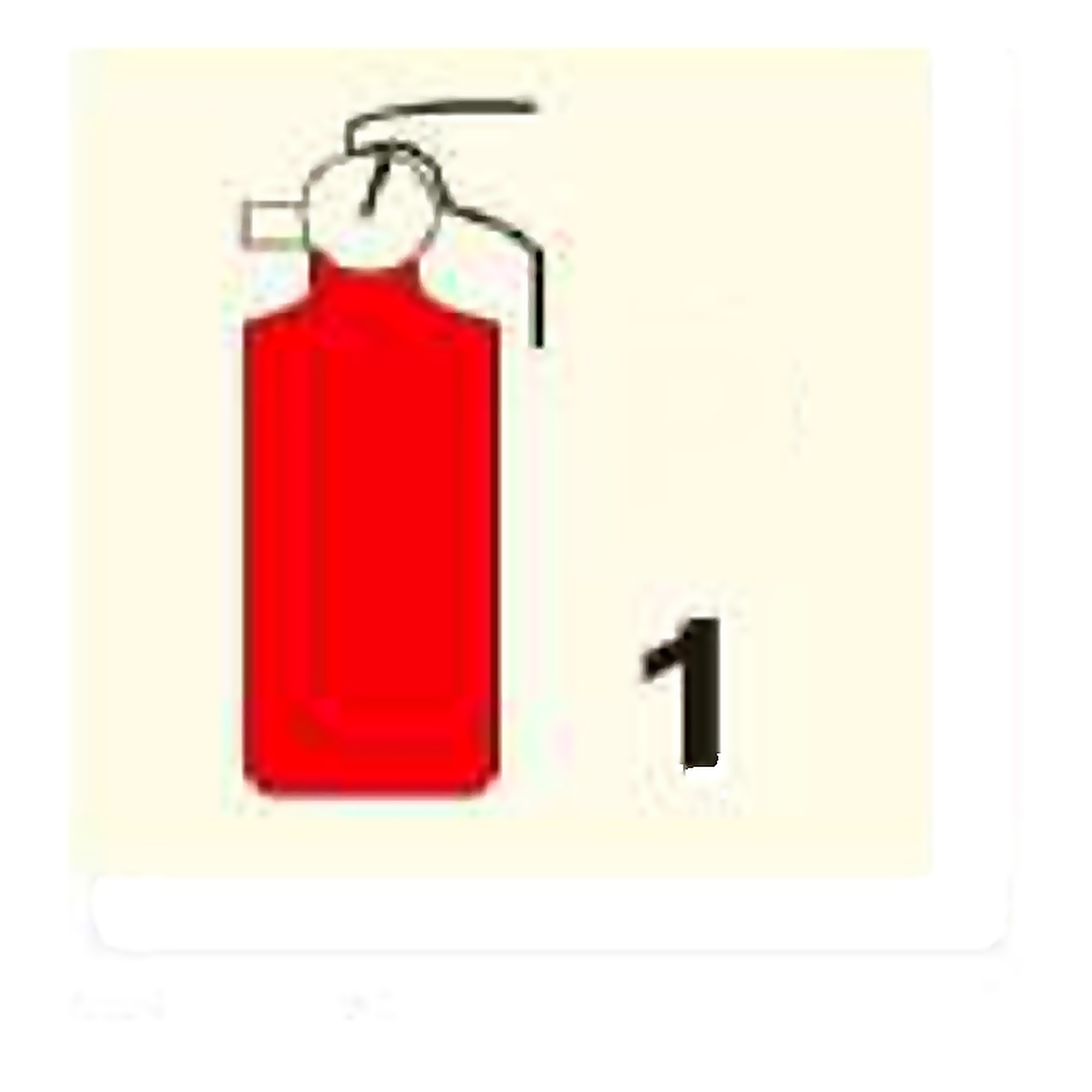 IFC82 — Powder fire extinguisher (1kg) | IMO Fire Control Sign | Seasonlite