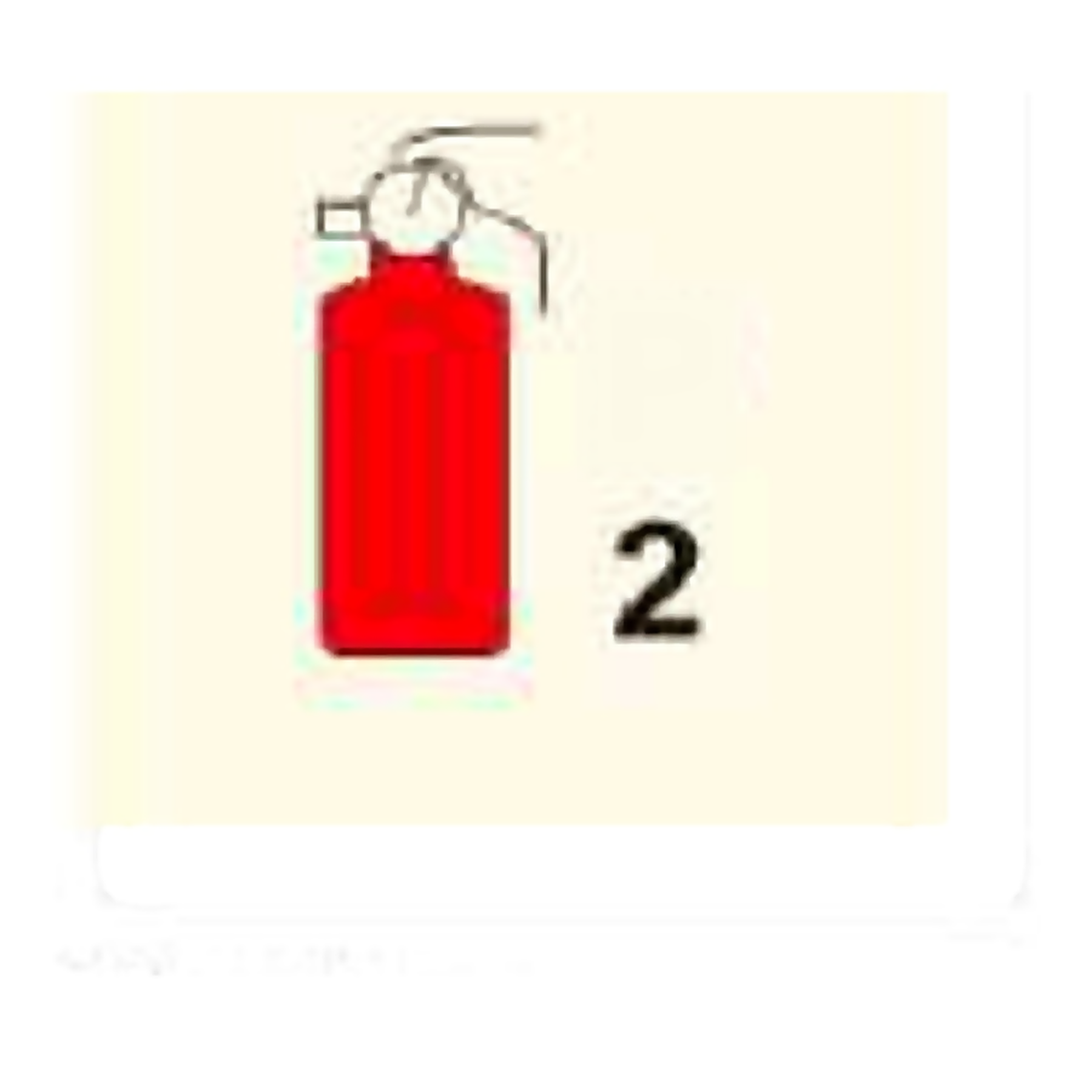 IFC86 — Powder fire extinguisher (2kg) | IMO Fire Control Sign | Seasonlite