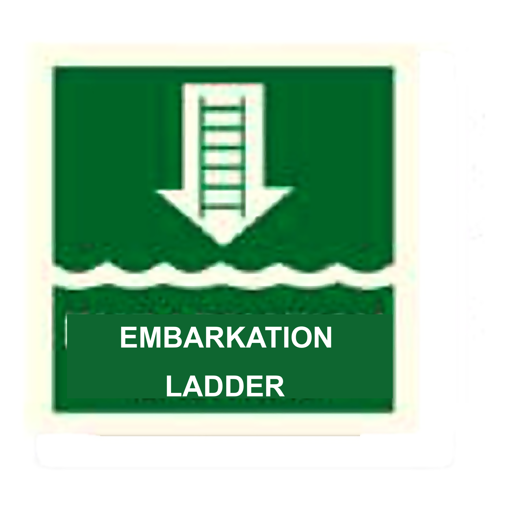 IS02 — Embarkation ladder | IMO Safety Sign | Seasonlite