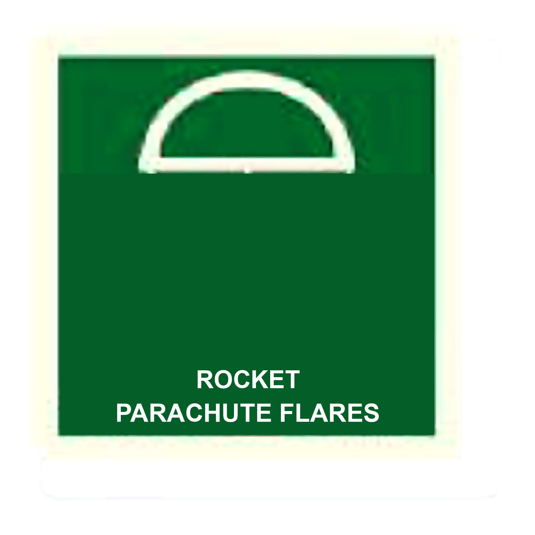 IS22 — Rocket parachute flares | IMO Safety Sign | Seasonlite