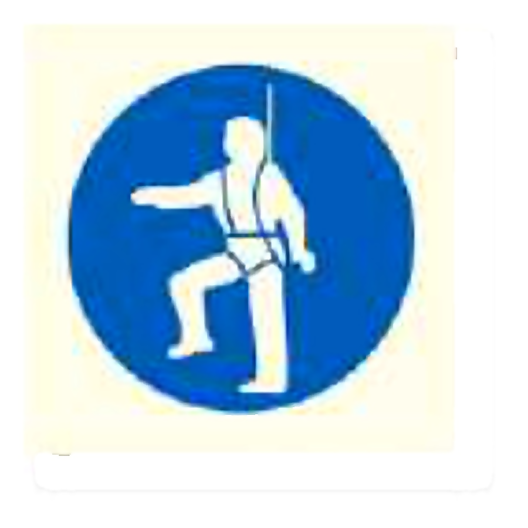 M11 — Wear safety harness | Mandatory Sign | Seasonlite