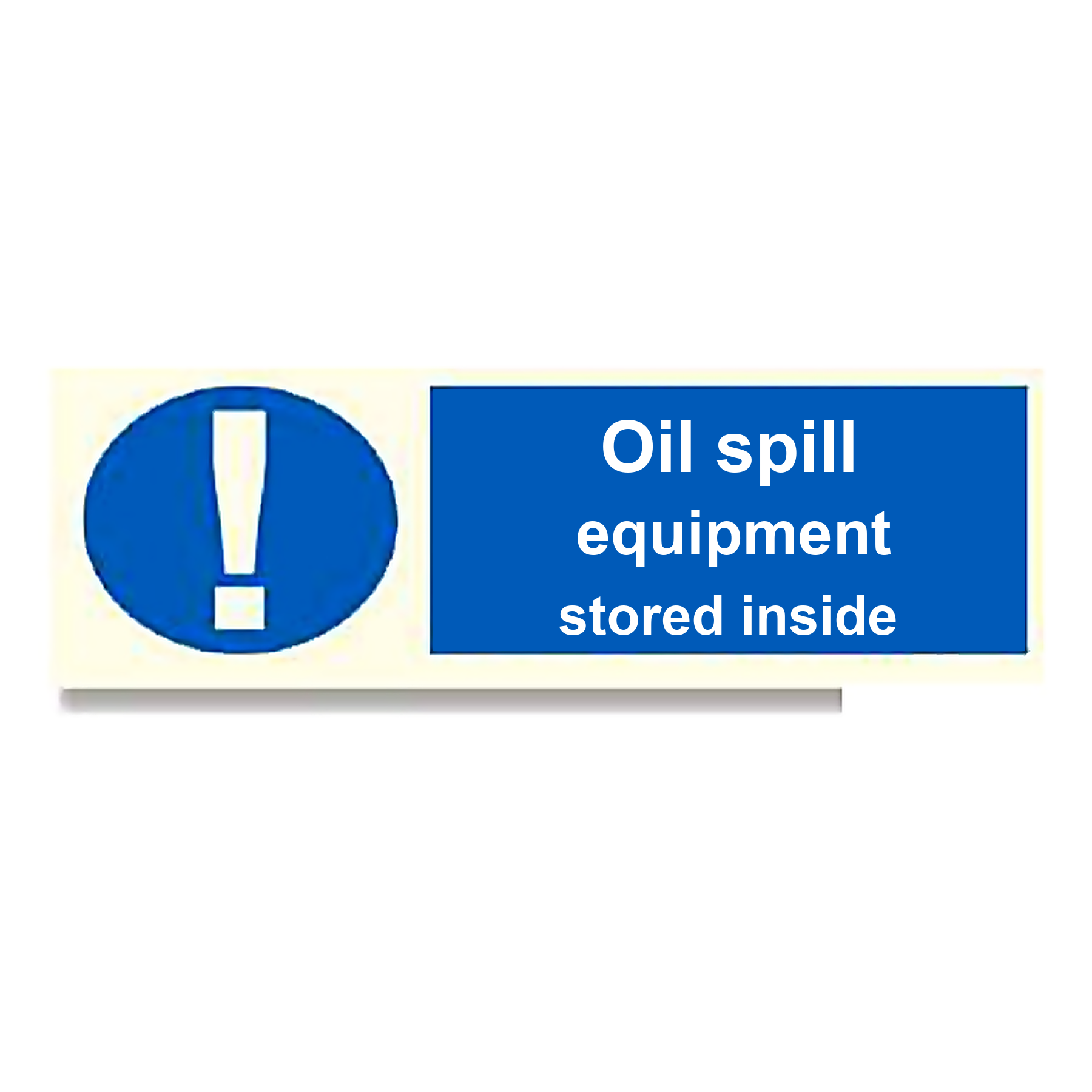M68 — Oil spill equipment stored inside | Mandatory Sign | Seasonlite