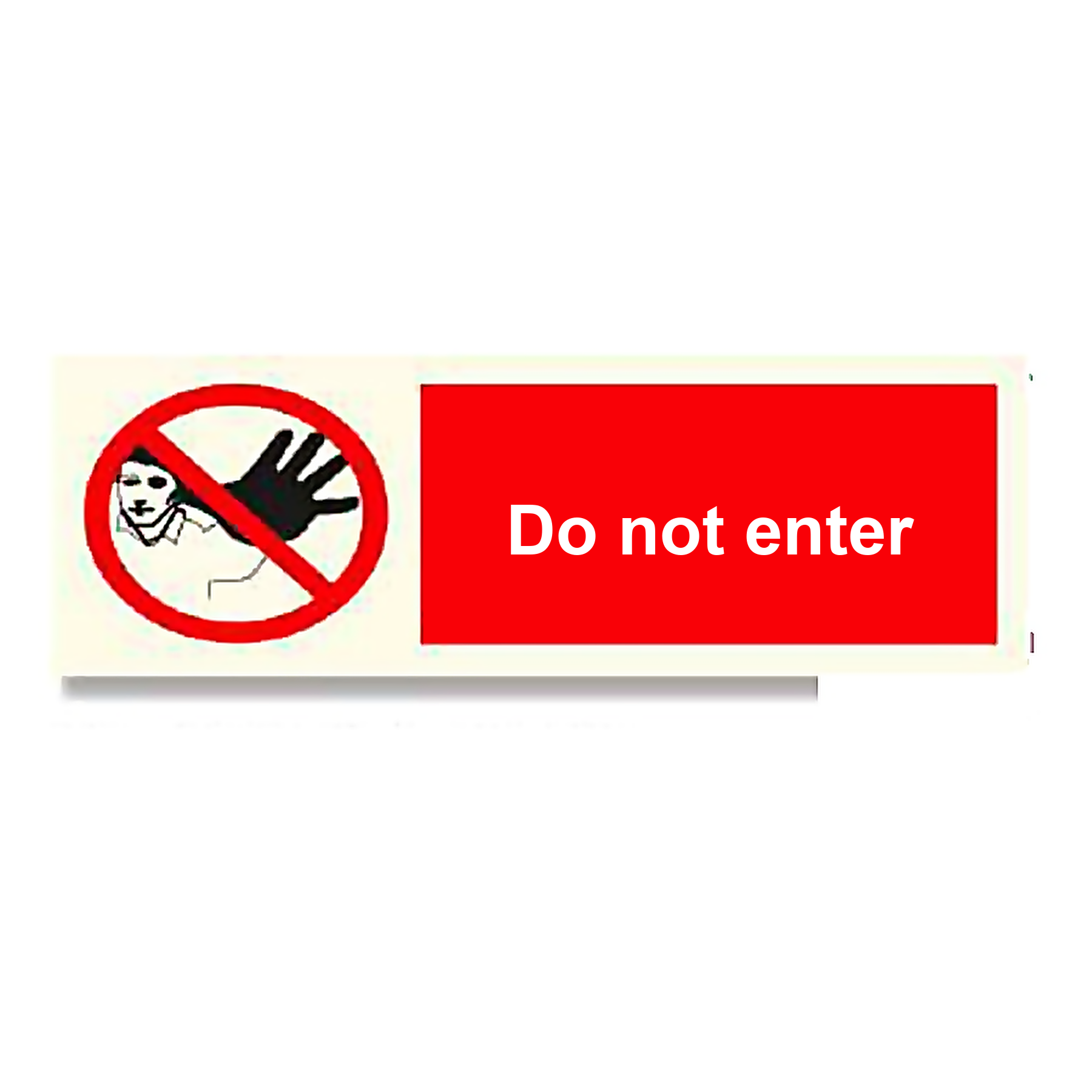 P22 — Do not enter | Prohibition Sign | Seasonlite