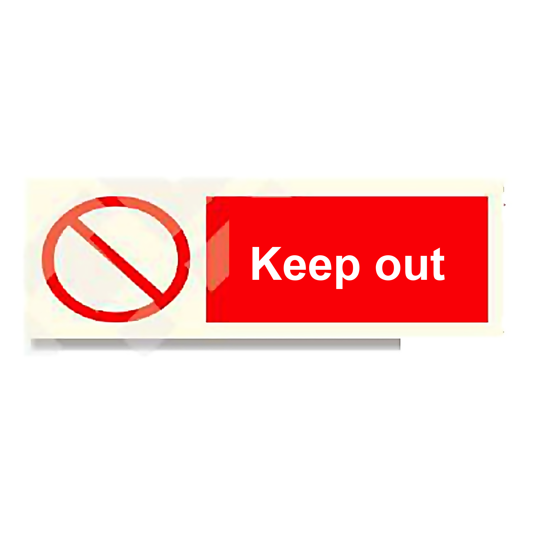 P40 — Keep out | Prohibition Sign | Seasonlite