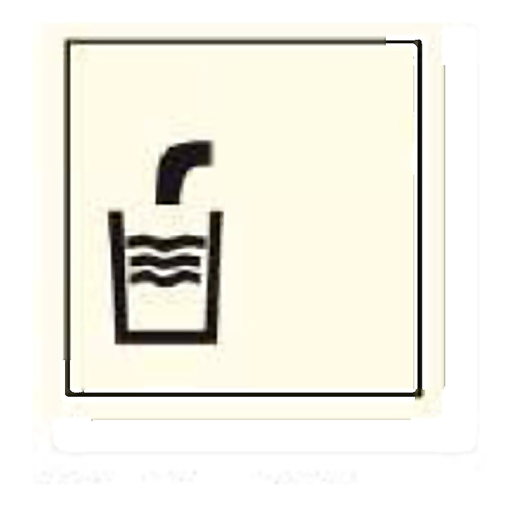 PVT11 — Drinking water | Passenger Vessel & Terminal Sign | Seasonlite