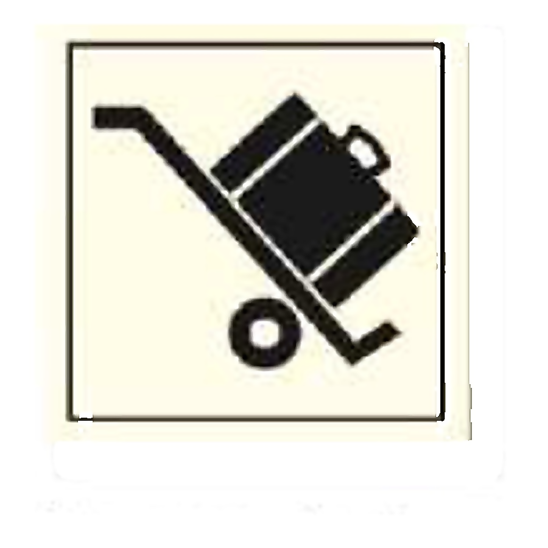 PVT16 — Baggage cart | Passenger Vessel & Terminal Sign | Seasonlite