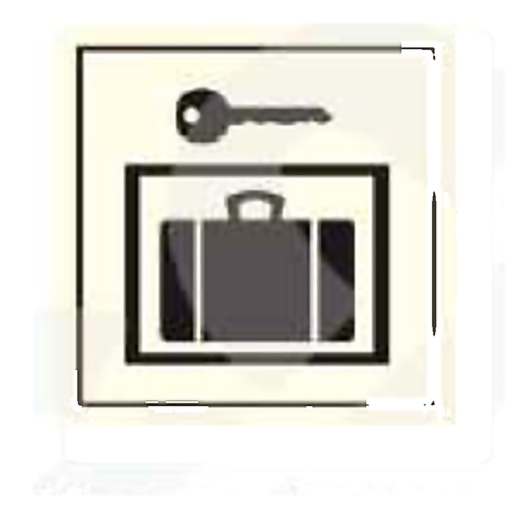 PVT18 — Baggage lockers | Passenger Vessel & Terminal Sign | Seasonlite