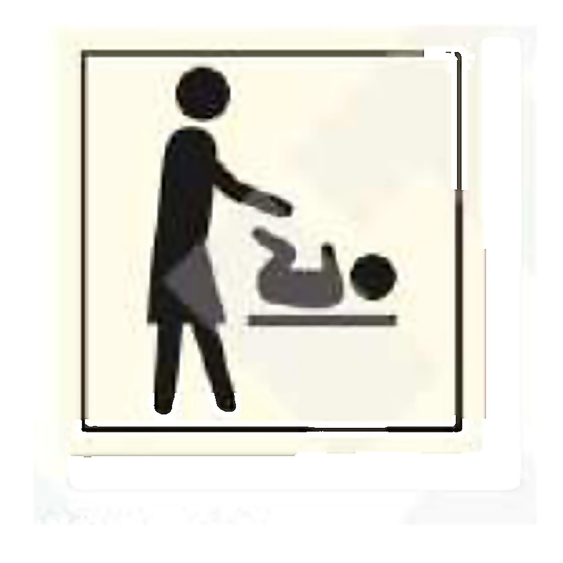 PVT49 — Baby change | Passenger Vessel & Terminal Sign | Seasonlite
