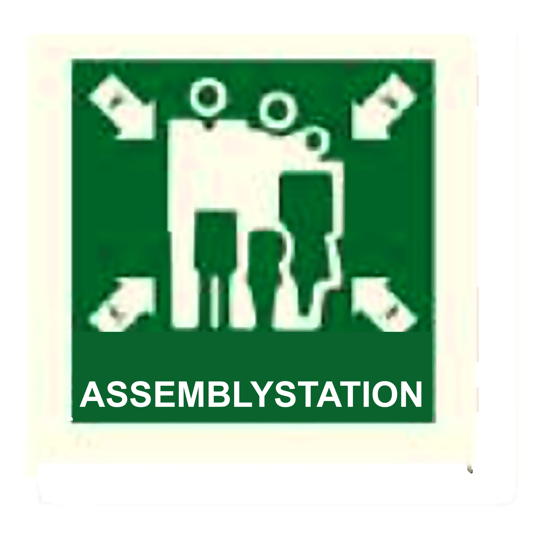 S09 — Assembly station | Safety Sign | Seasonlite