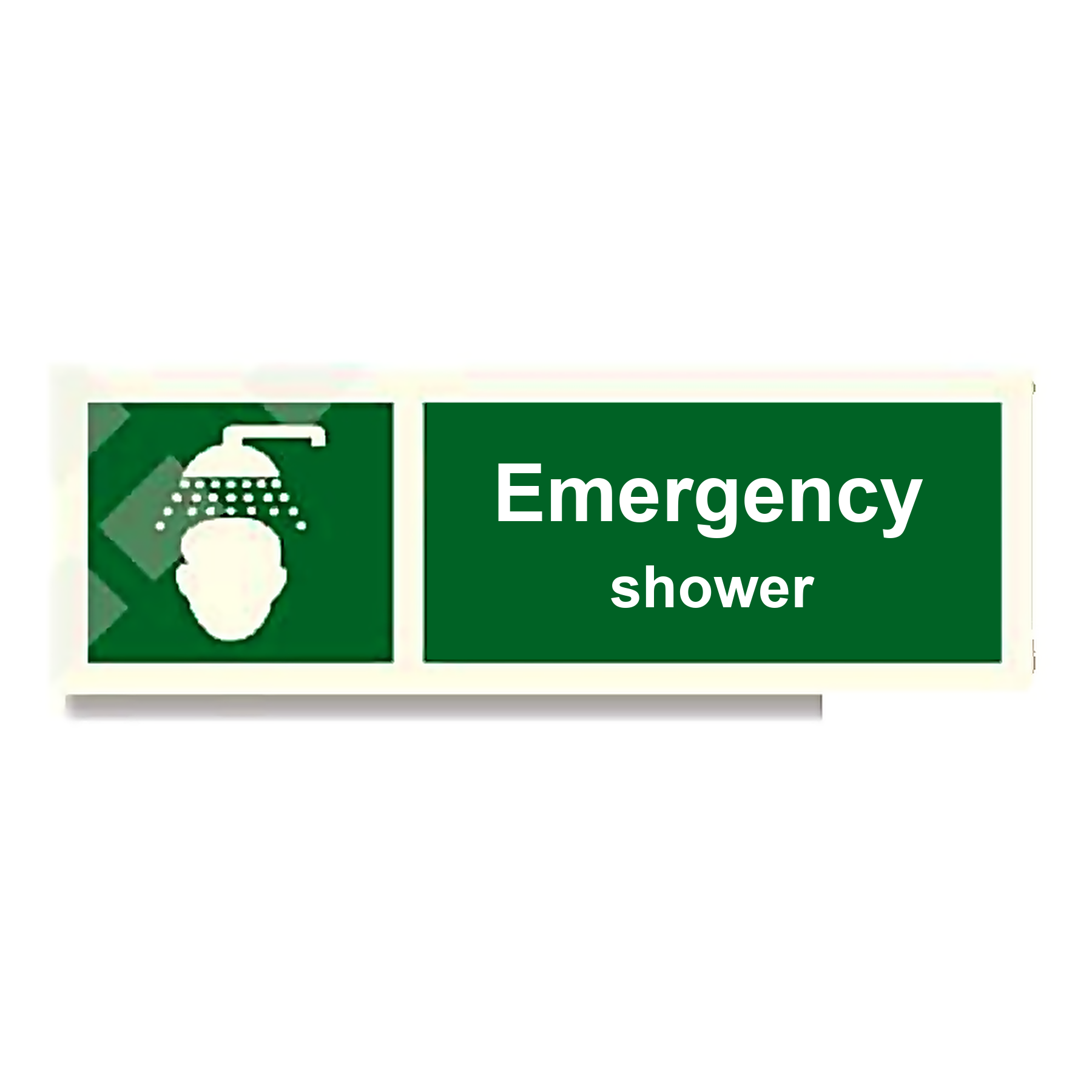 S16 — Emergency shower | Safety Sign | Seasonlite