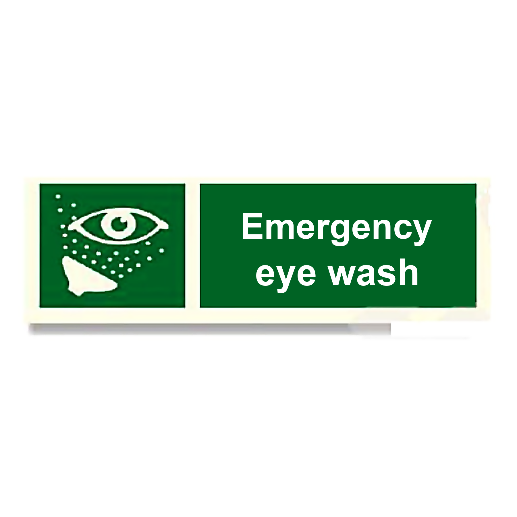 S20 — Emergency eye wash | Safety Sign | Seasonlite