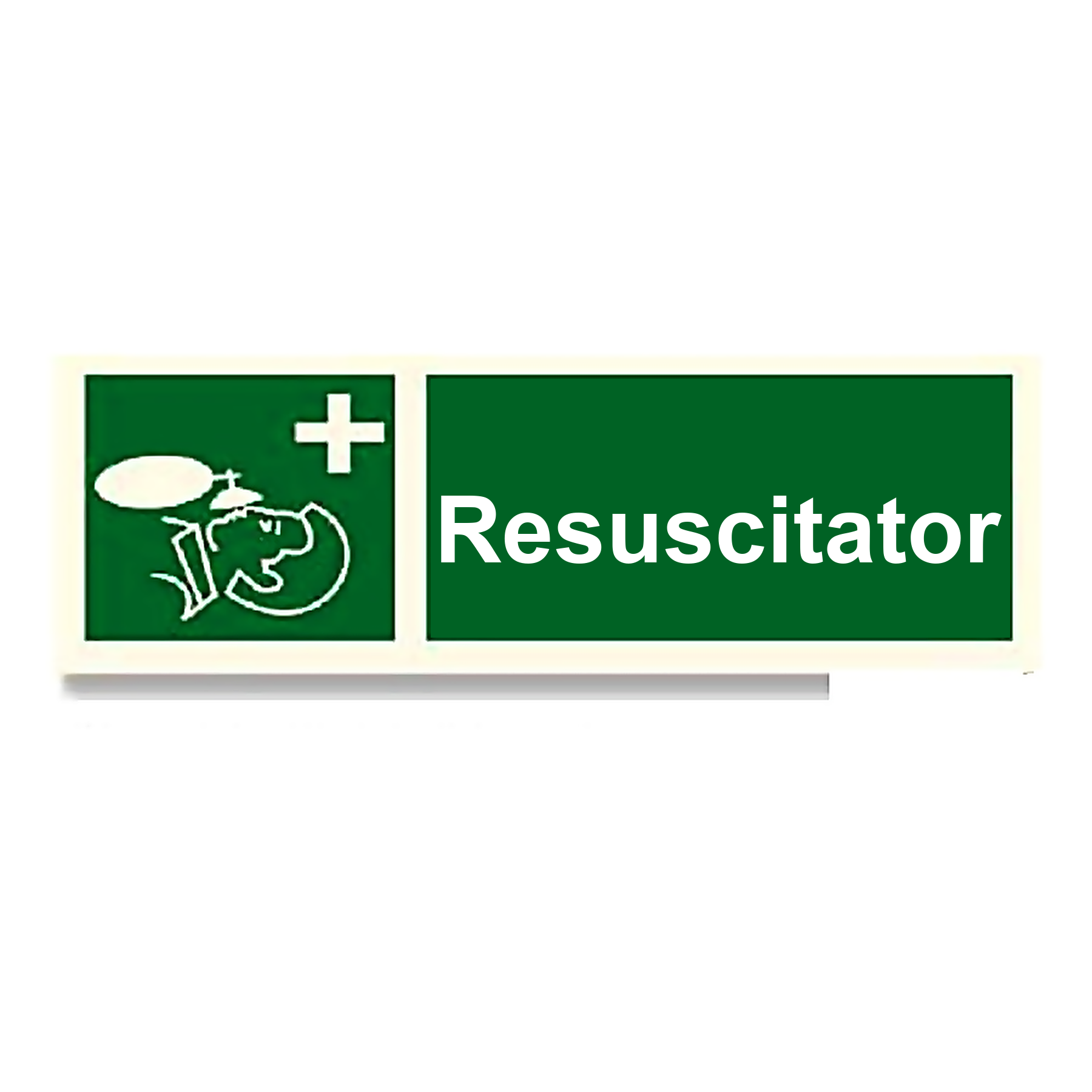 S63 — Resuscitator | Safety Sign | Seasonlite