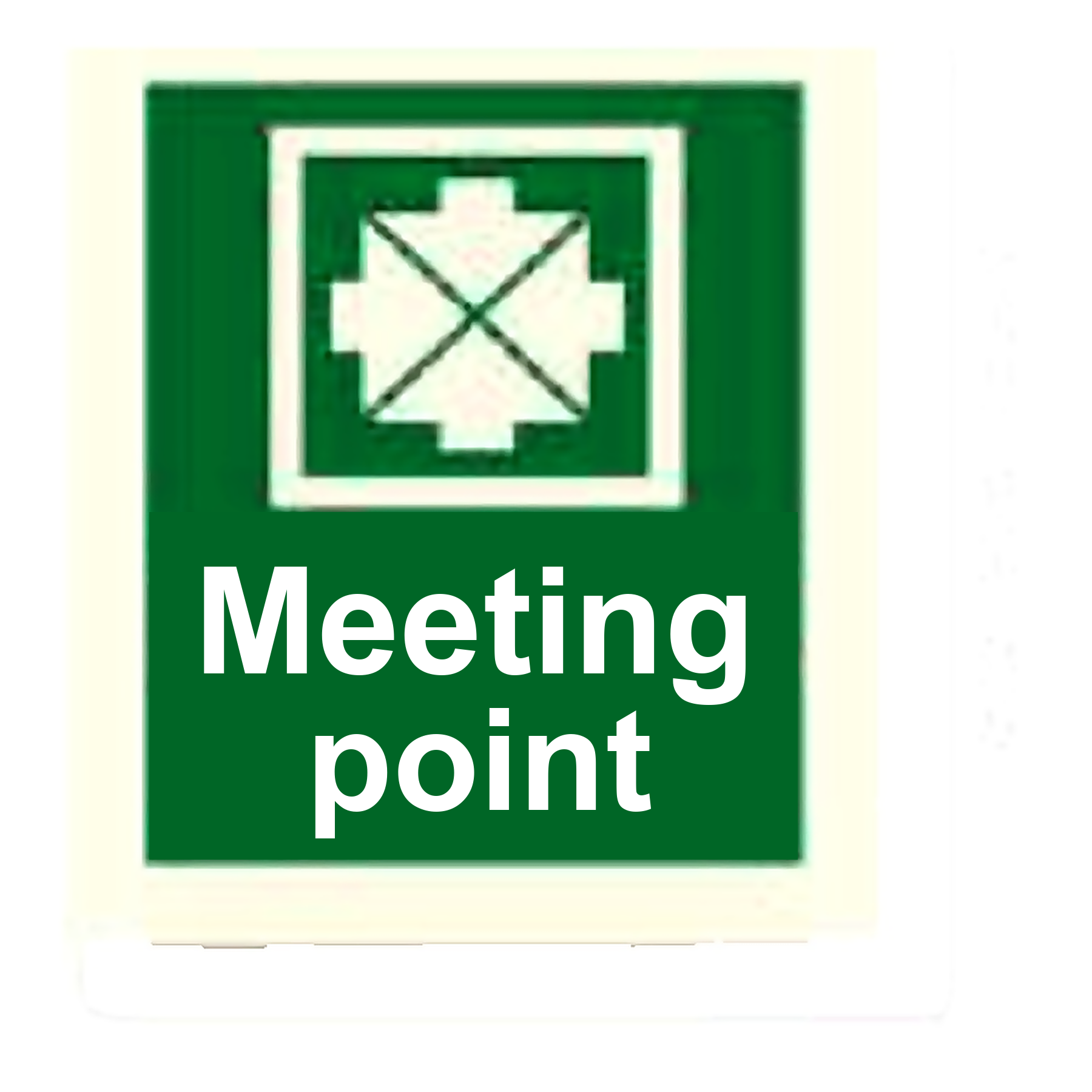 S89 — Meeting point | Safety Sign | Seasonlite