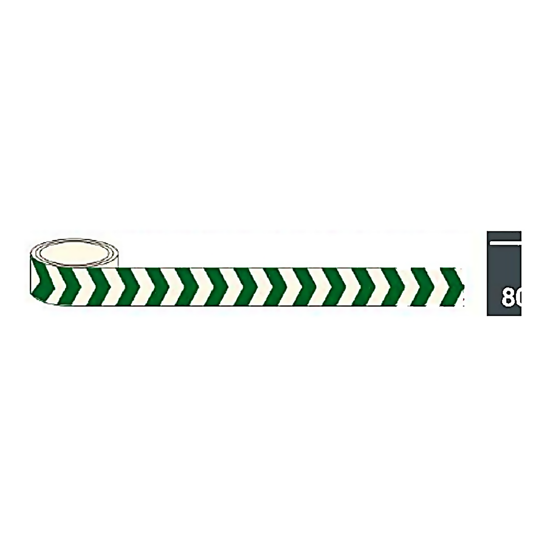 T14 — Arrow Tape (Chevron) - Way Finding / Escape Direction (80mm) | Tape | Seasonlite
