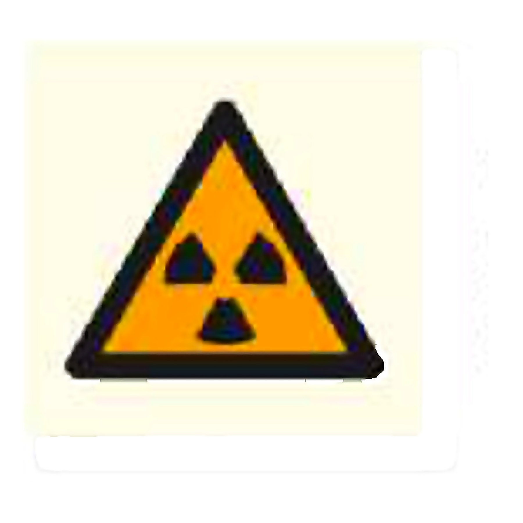 W12 — Radioactive material | Warning Sign | Seasonlite