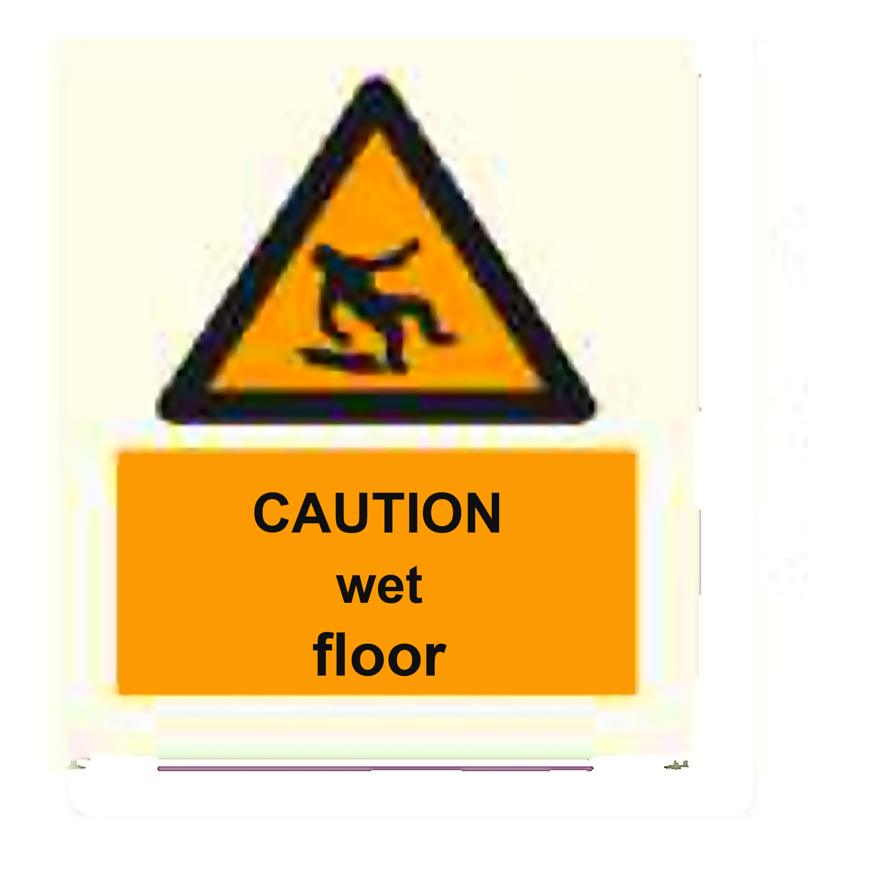 W39 — Caution - wet floor | Warning Sign | Seasonlite