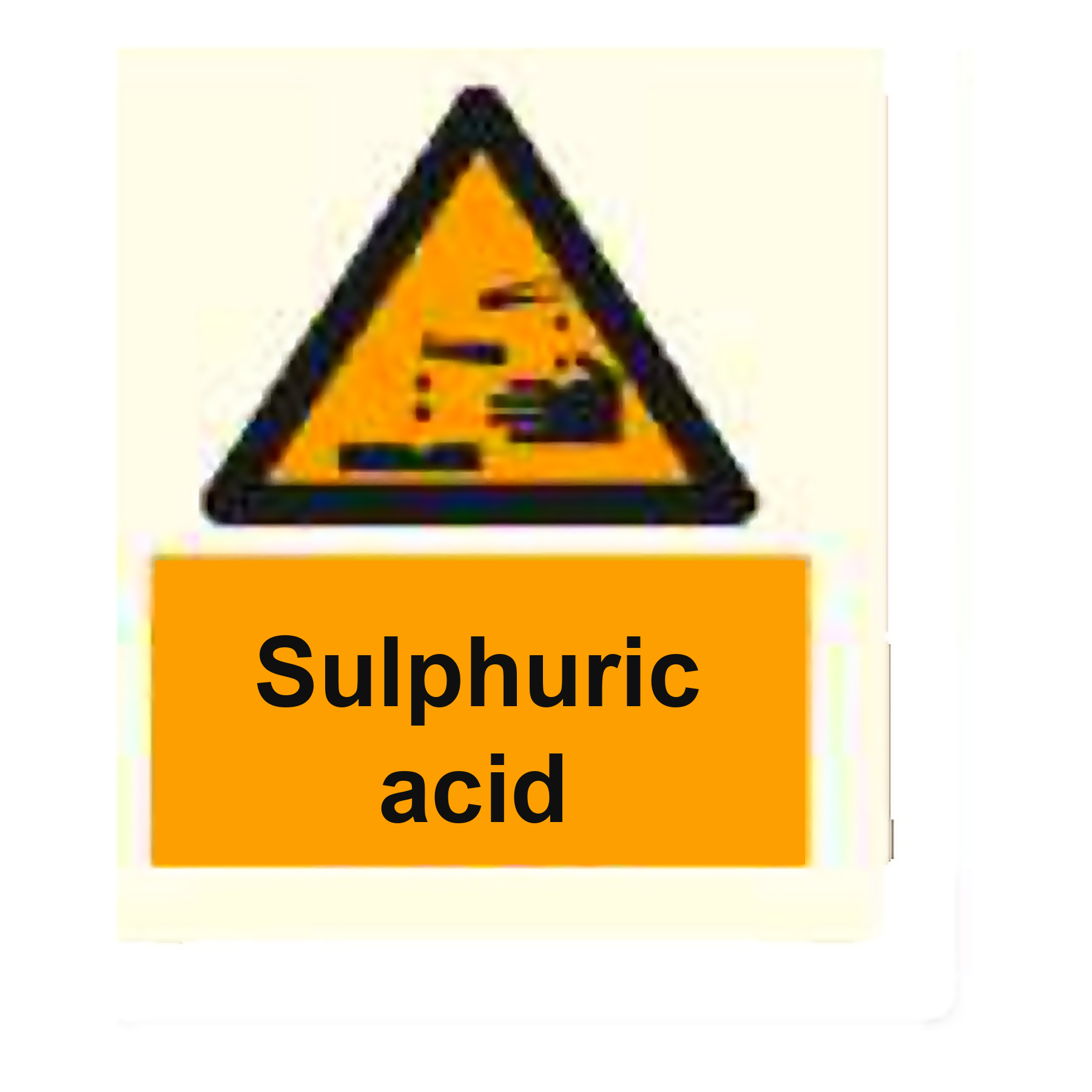 W49 — Sulphuric acid | Warning Sign | Seasonlite