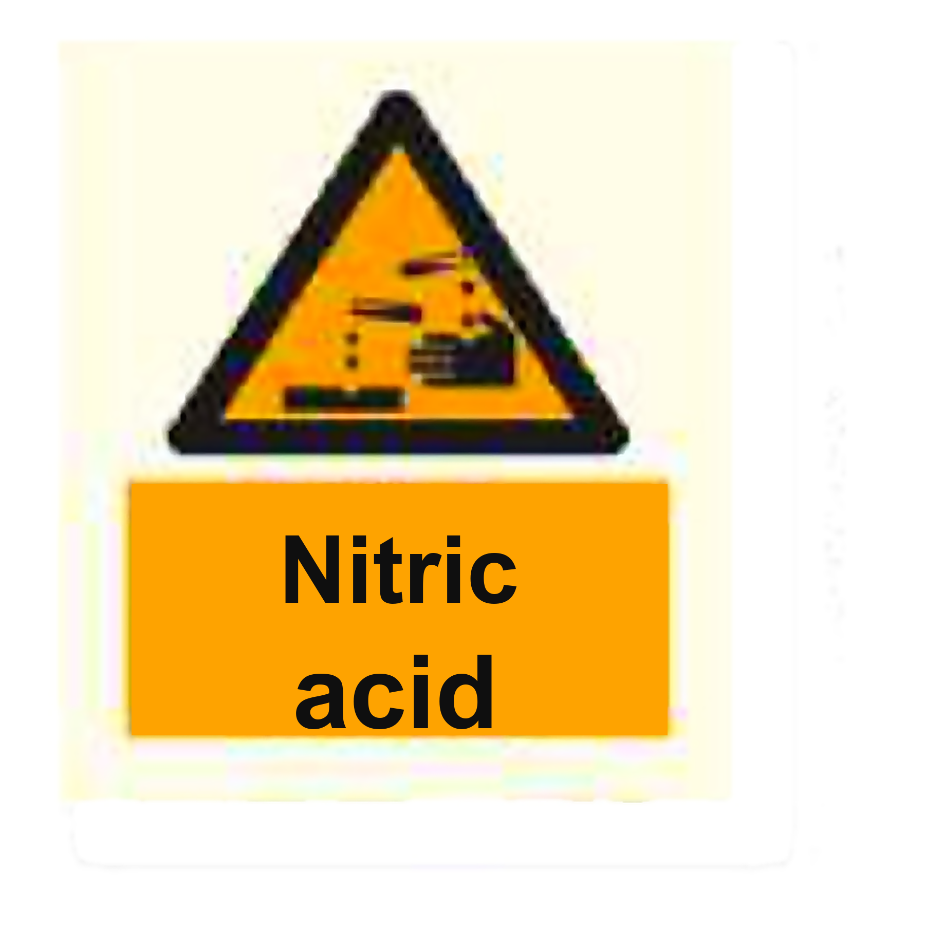 W51 — Nitric acid | Warning Sign | Seasonlite