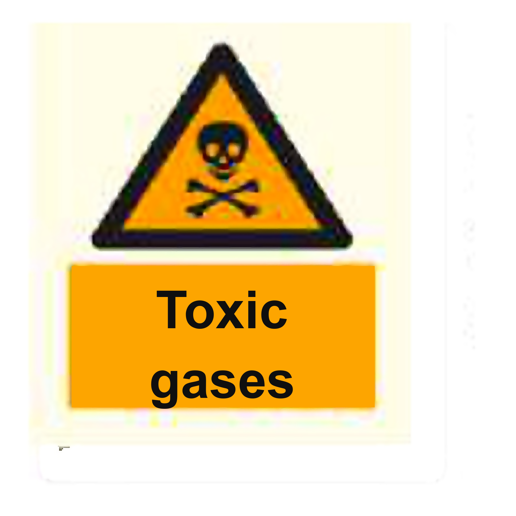 W56 — Toxic gases | Warning Sign | Seasonlite