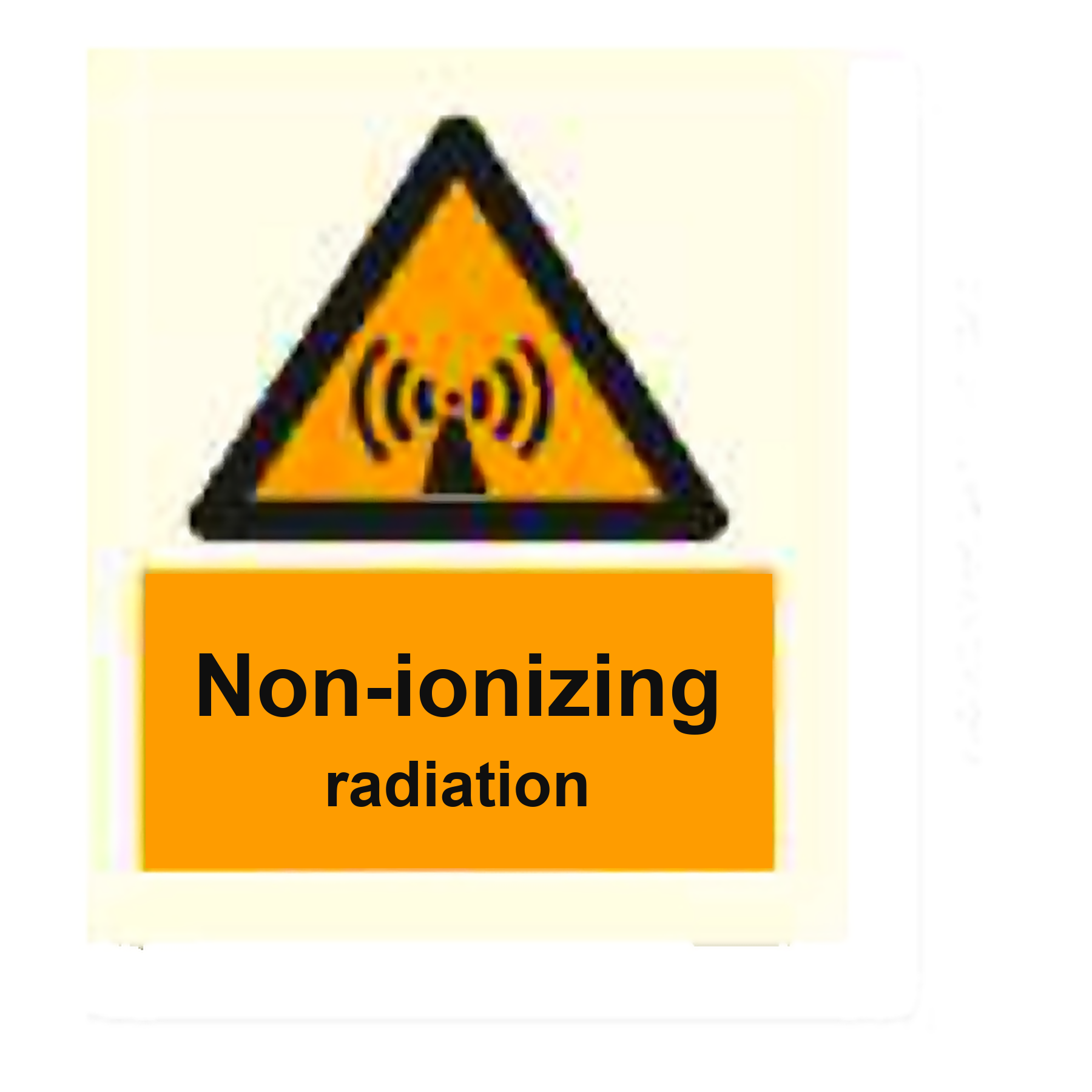 W91 — Non-ionizing radiation | Warning Sign | Seasonlite